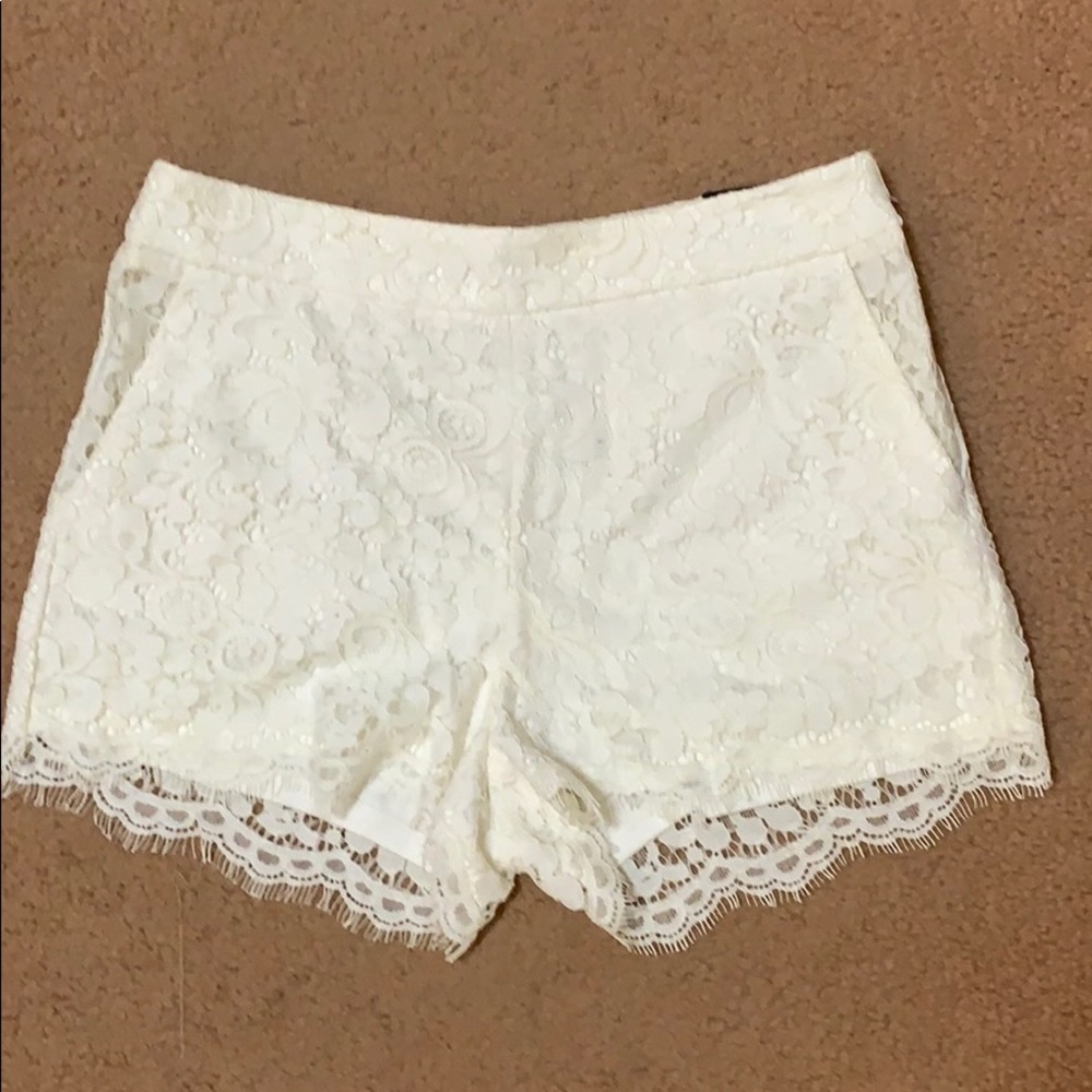 Express laced shorts